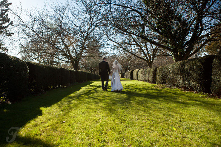 walking away together